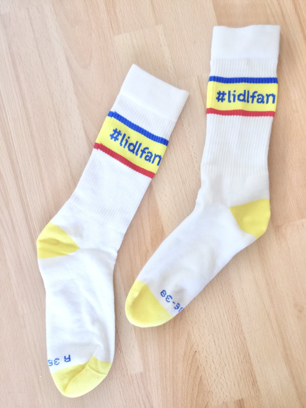 1 Paar #Lidlfan Tennissocken Limited Edition 2020 Gr. 35-38 Neu