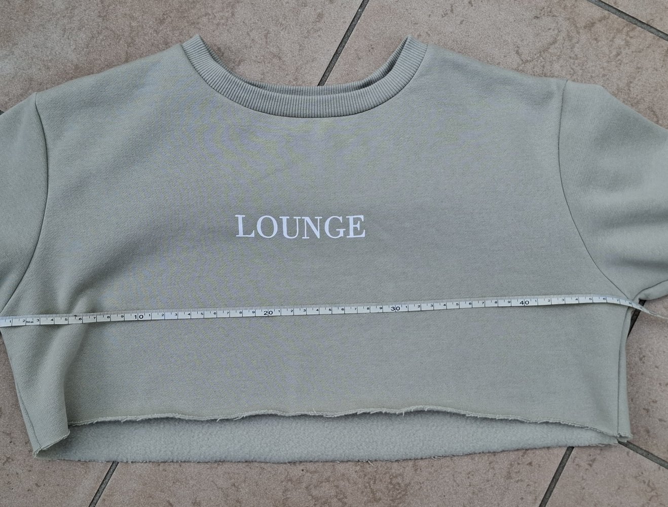 Pullover bauchfrei beige Gr. S