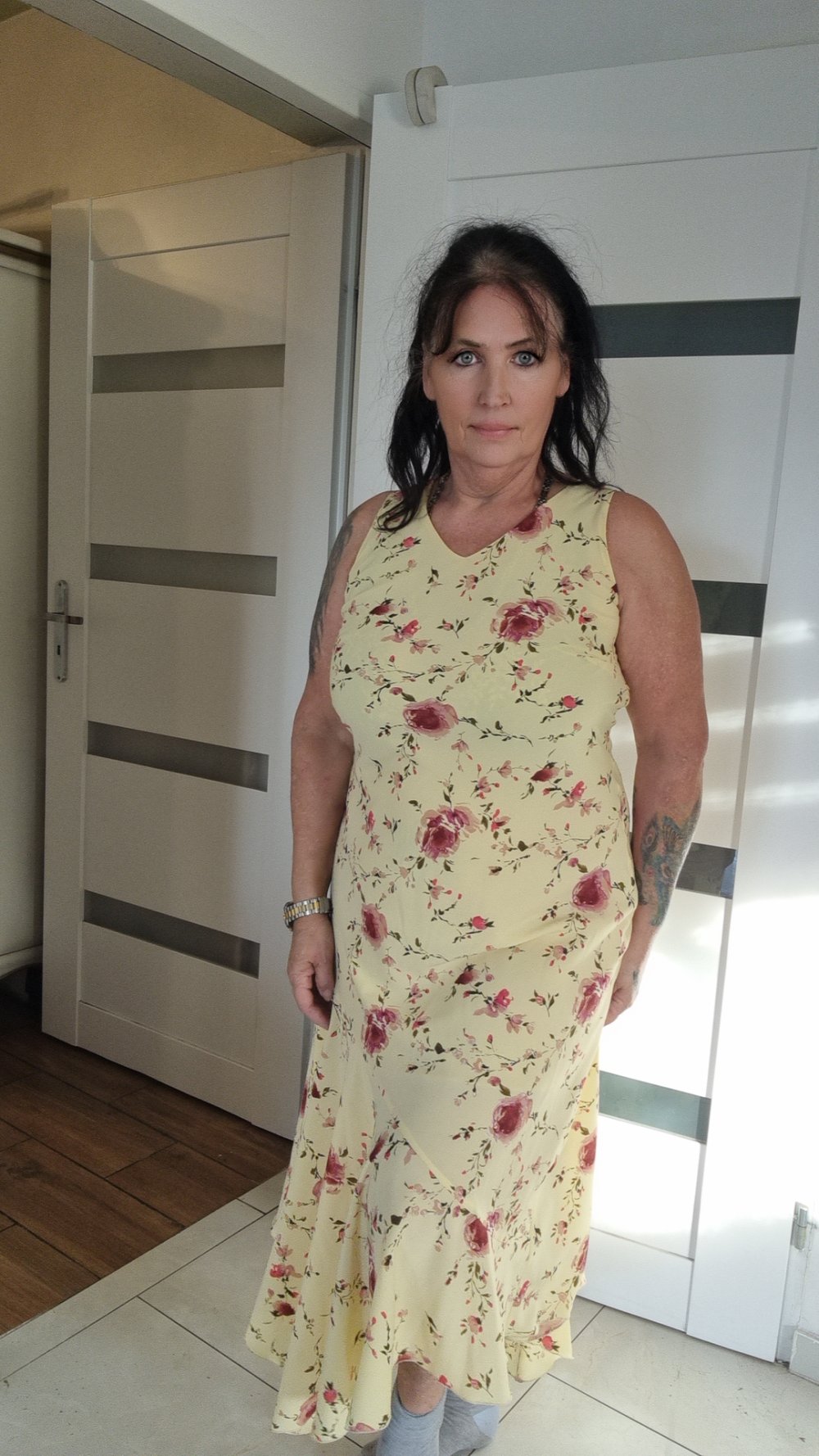 Kleid. Maxikleid