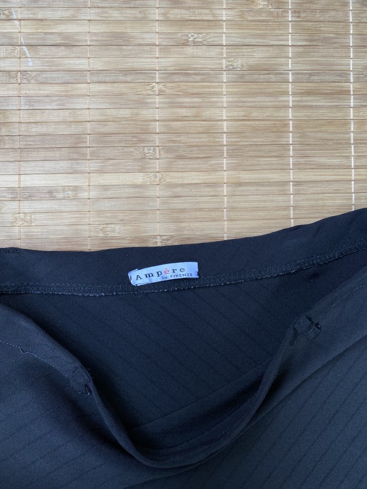 Rock A-Linie basic schwarz Vintage