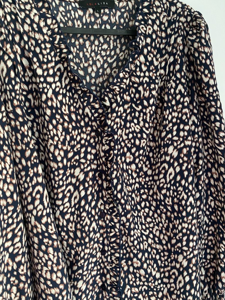 Bluse langarm Muster Lola liza Gr. L