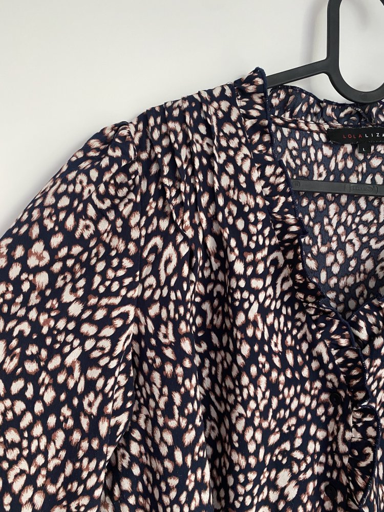 Bluse langarm Muster Lola liza Gr. L