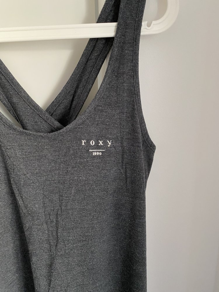 Roxy Sommerkleid grau kurz Gr. L