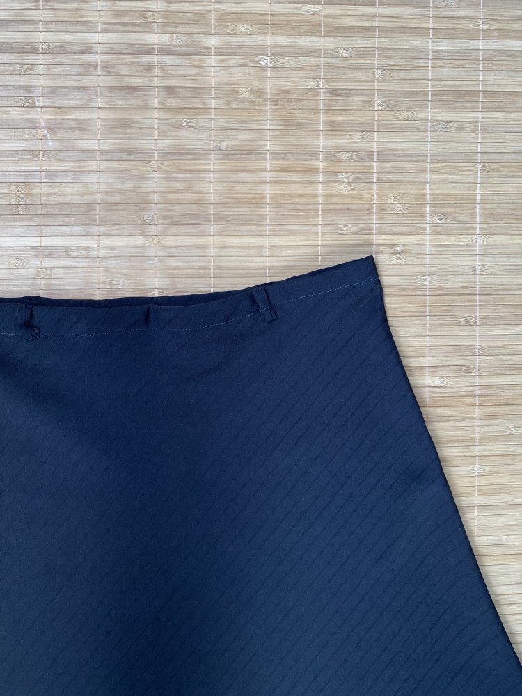 Rock A-Linie basic schwarz Vintage