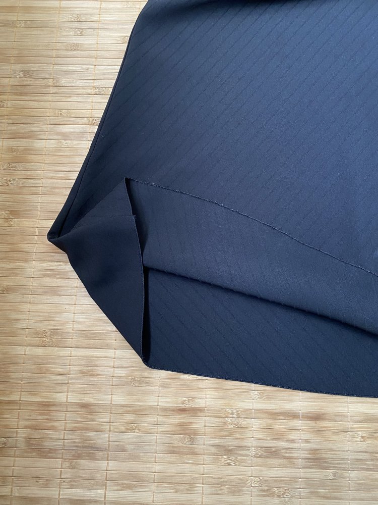 Rock A-Linie basic schwarz Vintage