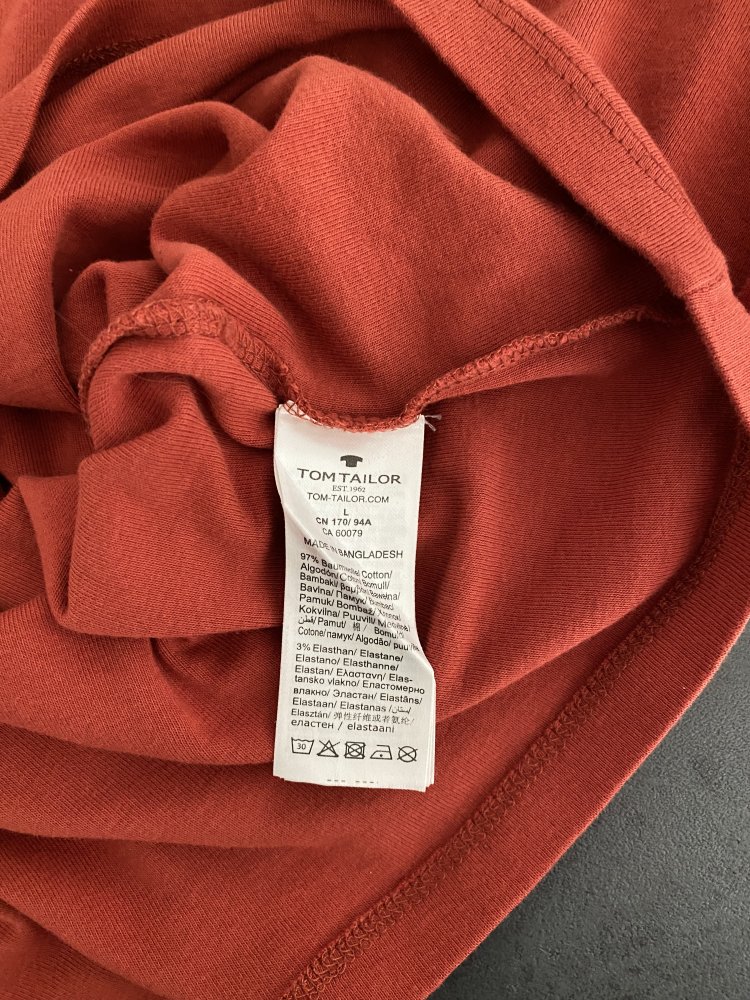 hübsches Kurzarm T-Shirt Tom Tailor Rollkragen Turtleneck