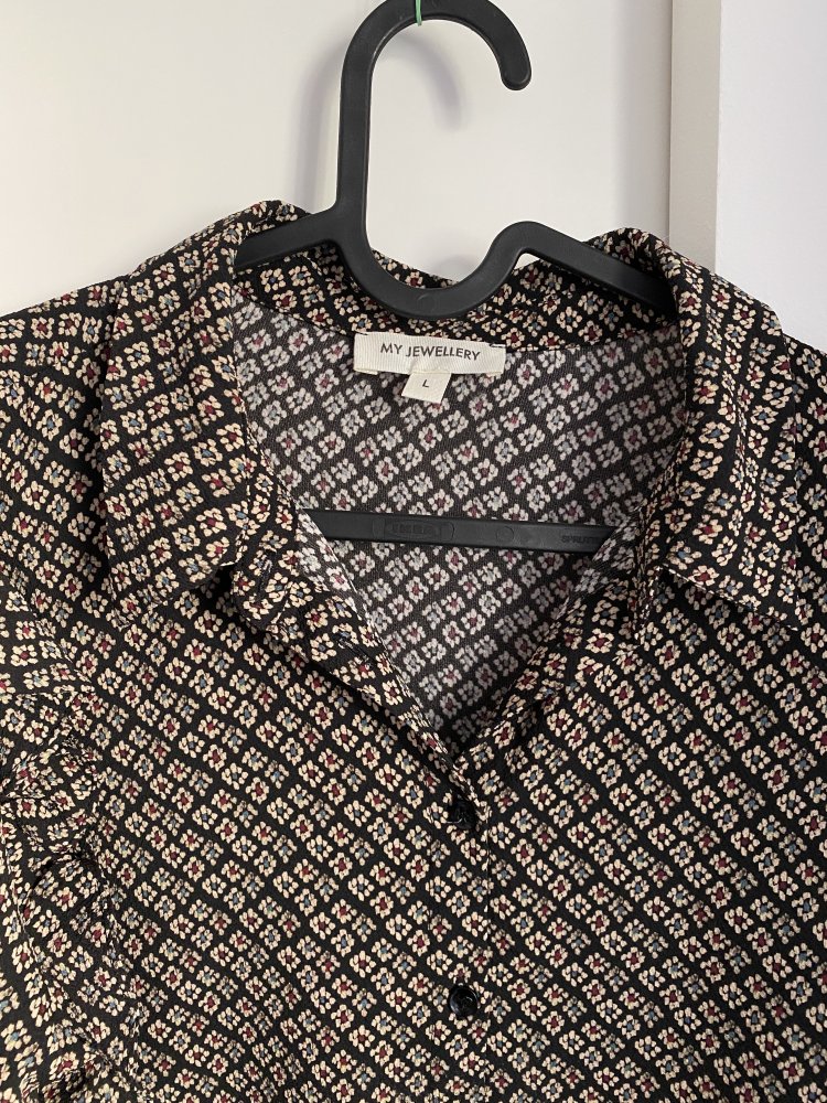 Bluse langarm Muster My Jewellry Gr. L