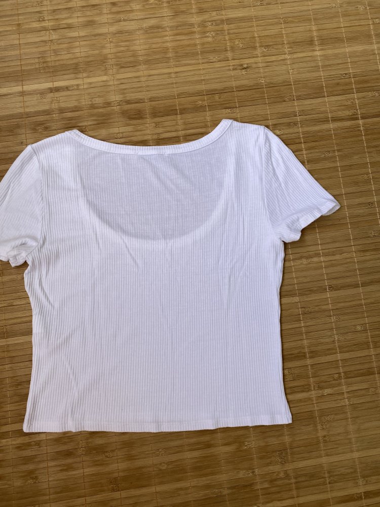 Kurzes Basic Shirt bauchfrei Zara M