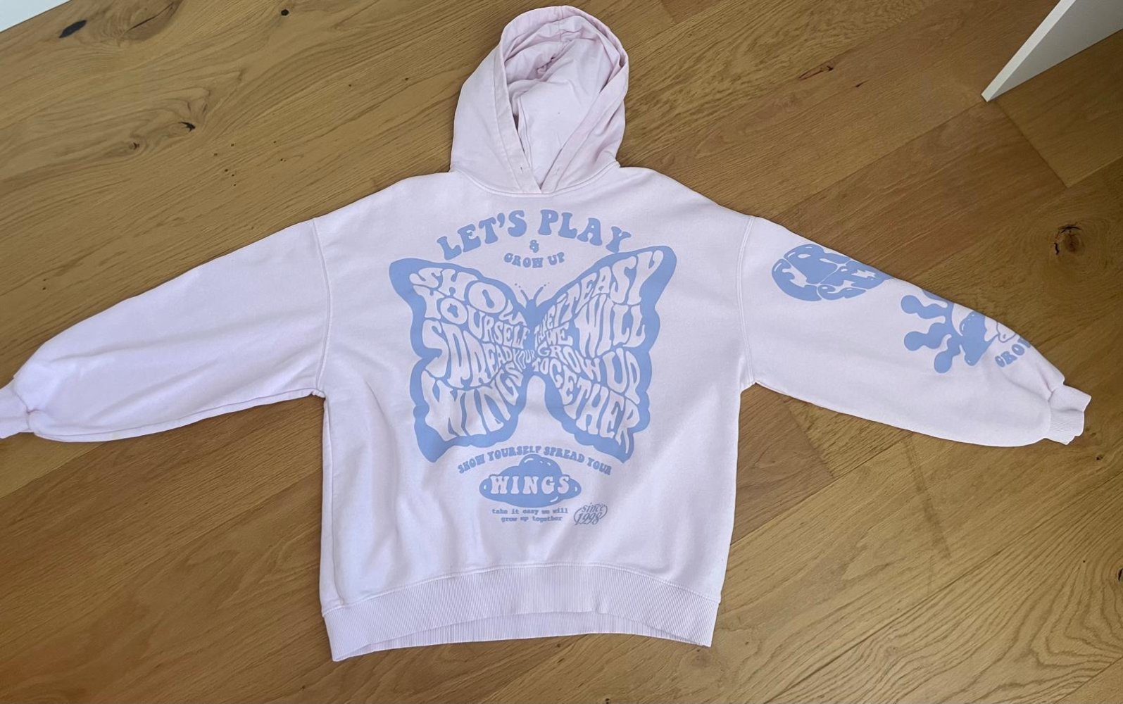 Rosa Pullover mit Print