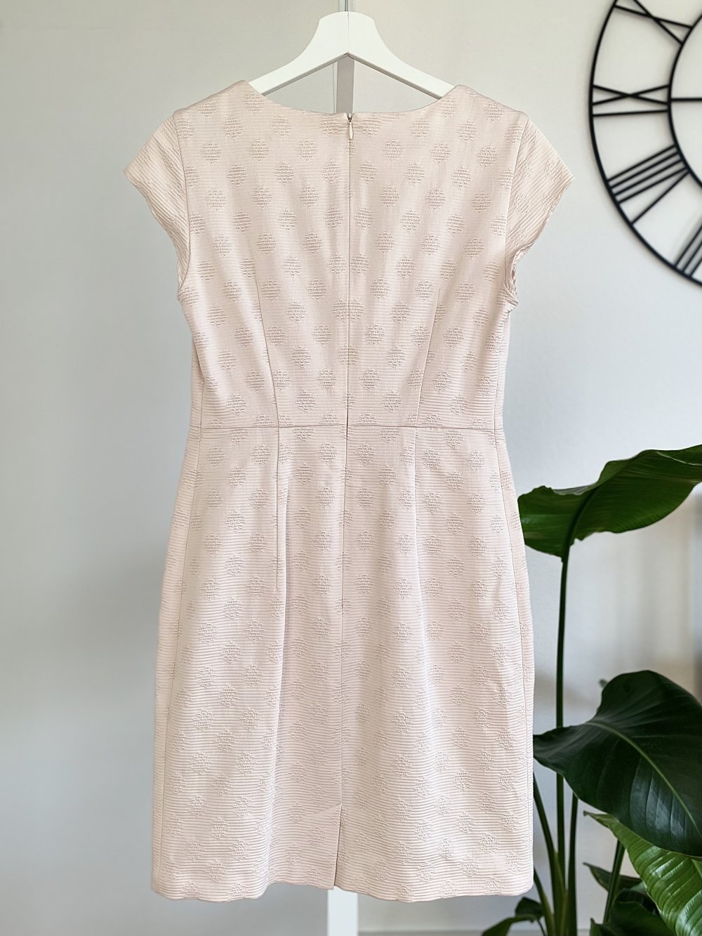 Taifun Gerry Weber Kleid kurz Minikleid Sommerkleid aus Baumwolle Viskose gemustert zartes rose rosa