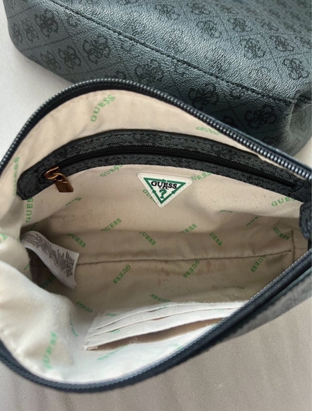 2er Set Guess Taschen Grau/ Gold