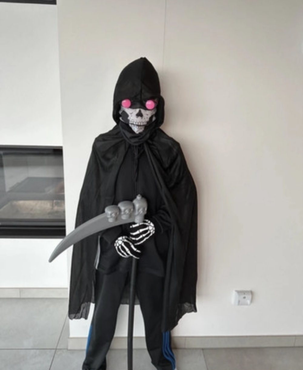 Halloween Kostüme Sensenmann neu Größe 128 134 140 146 152  158
