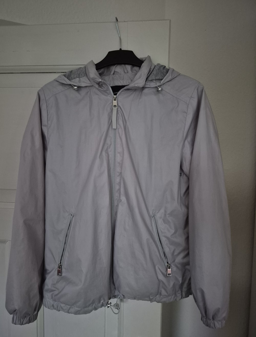 Regenjacke in Grau Größe 40