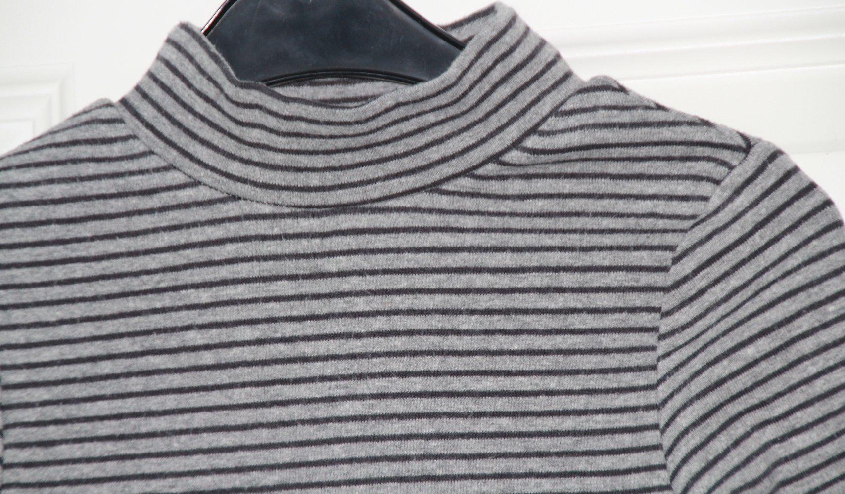 Next LA Shirt 110 116 Longsleeves grau Streifen w Neu