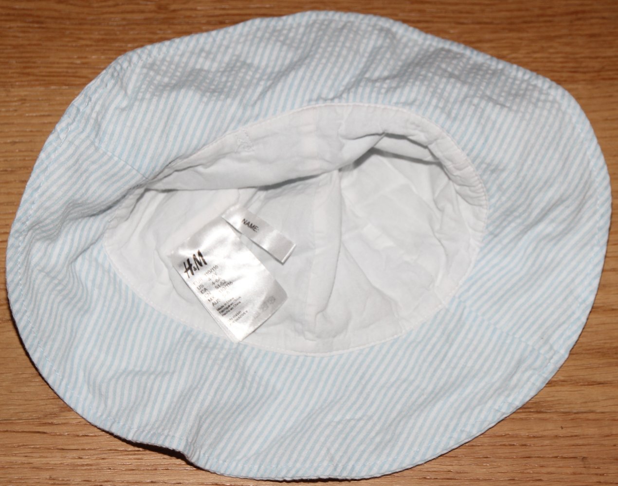 H&M Sommer Hut 110 116 Mütze Sonne Sonnenschutz w Neu