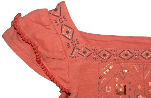 Palomino T - Shirt 122 128 Mädchen Longsleeve braun w Neu