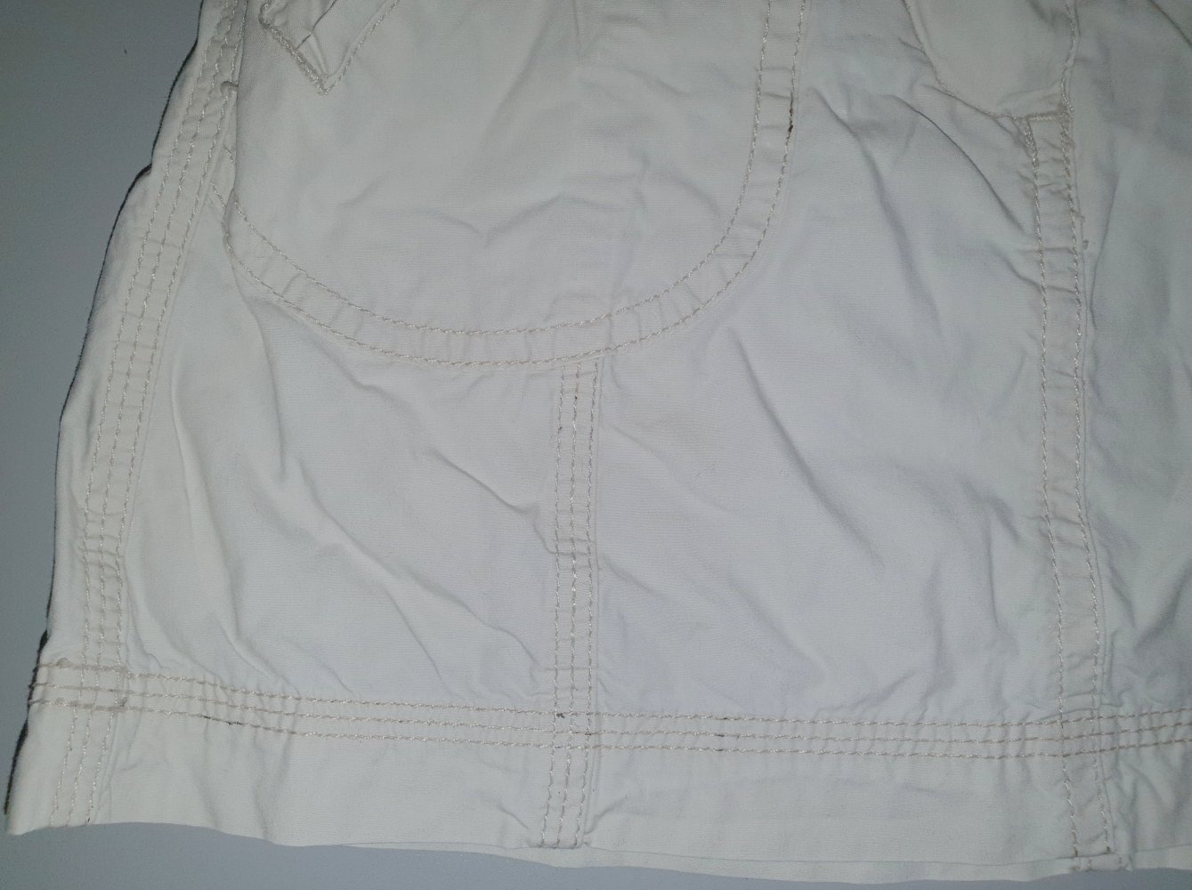 H&M Logg Cargo Rock Röckchen 98 104 3-4 J Kleid creme beige w Neu