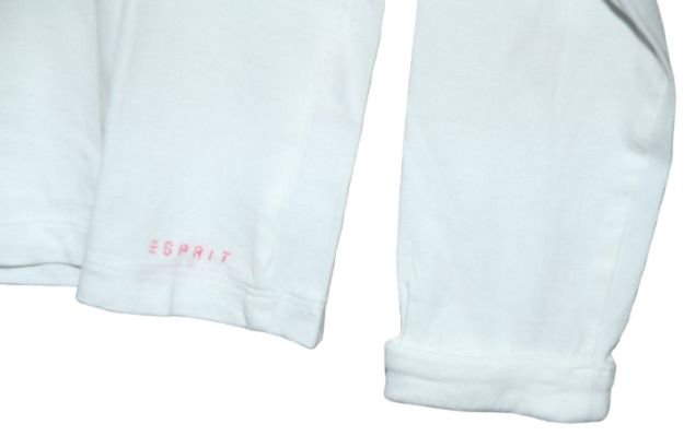 Esprit LA Shirt 128 134 Mädchen Longsleeve alt weiß w Neu