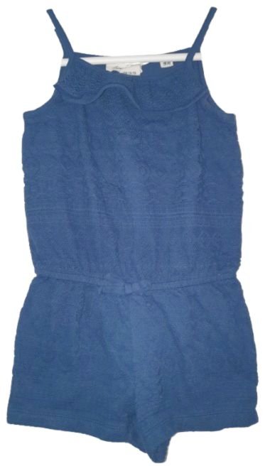 H&M Logg Hose Spieler Jumpsuit 110 116 traumhaft Overall marineblau Spitze w Neu