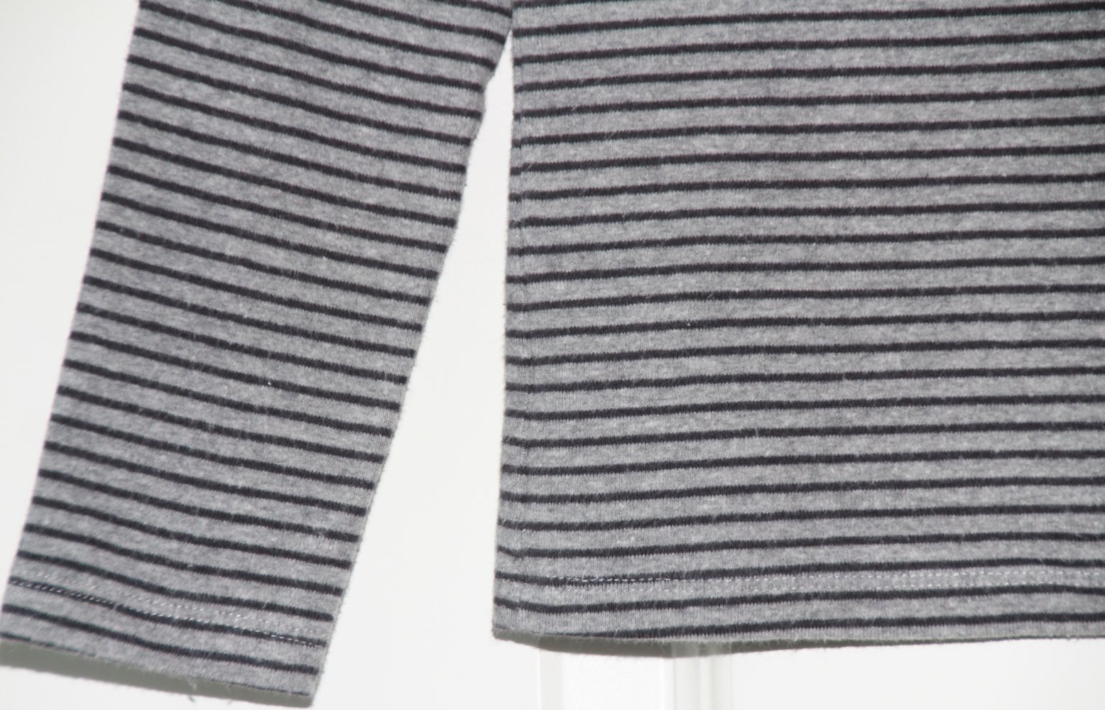 Next LA Shirt 110 116 Longsleeves grau Streifen w Neu