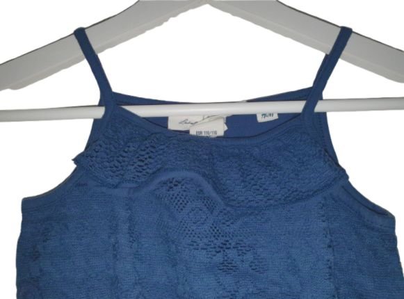 H&M Logg Hose Spieler Jumpsuit 110 116 traumhaft Overall marineblau Spitze w Neu