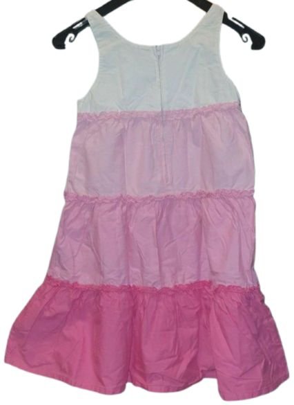 H&M Kleid Kleidchen 122 128 Hängerchen weiß rosa pink w Neu