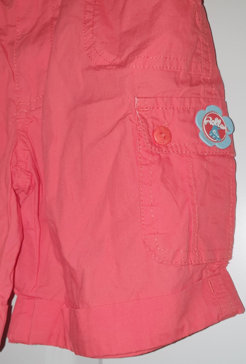 5.10.15. Short 110 116 Hose Shorts Hot Pants Korallen rot Neu!