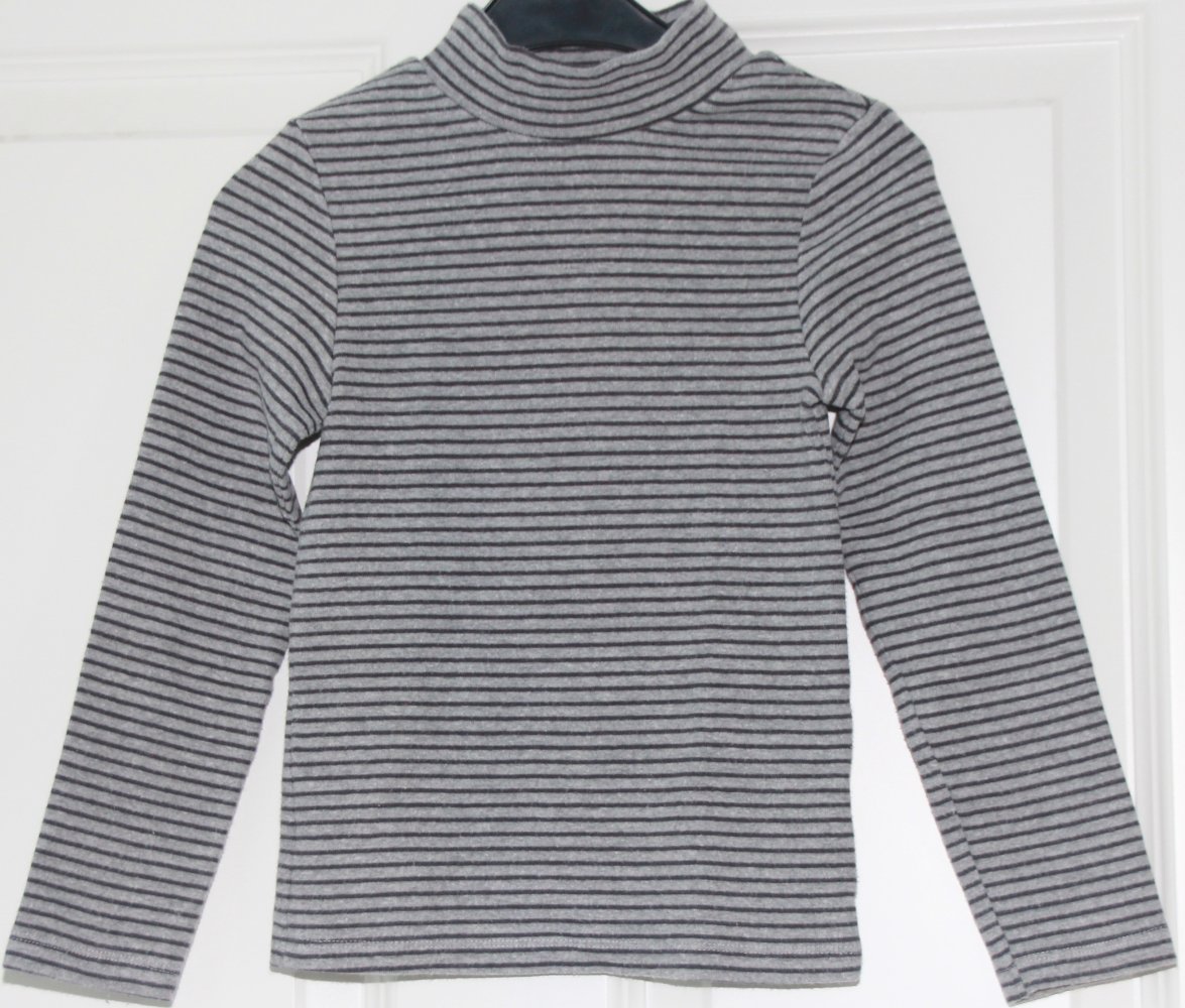 Next LA Shirt 110 116 Longsleeves grau Streifen w Neu