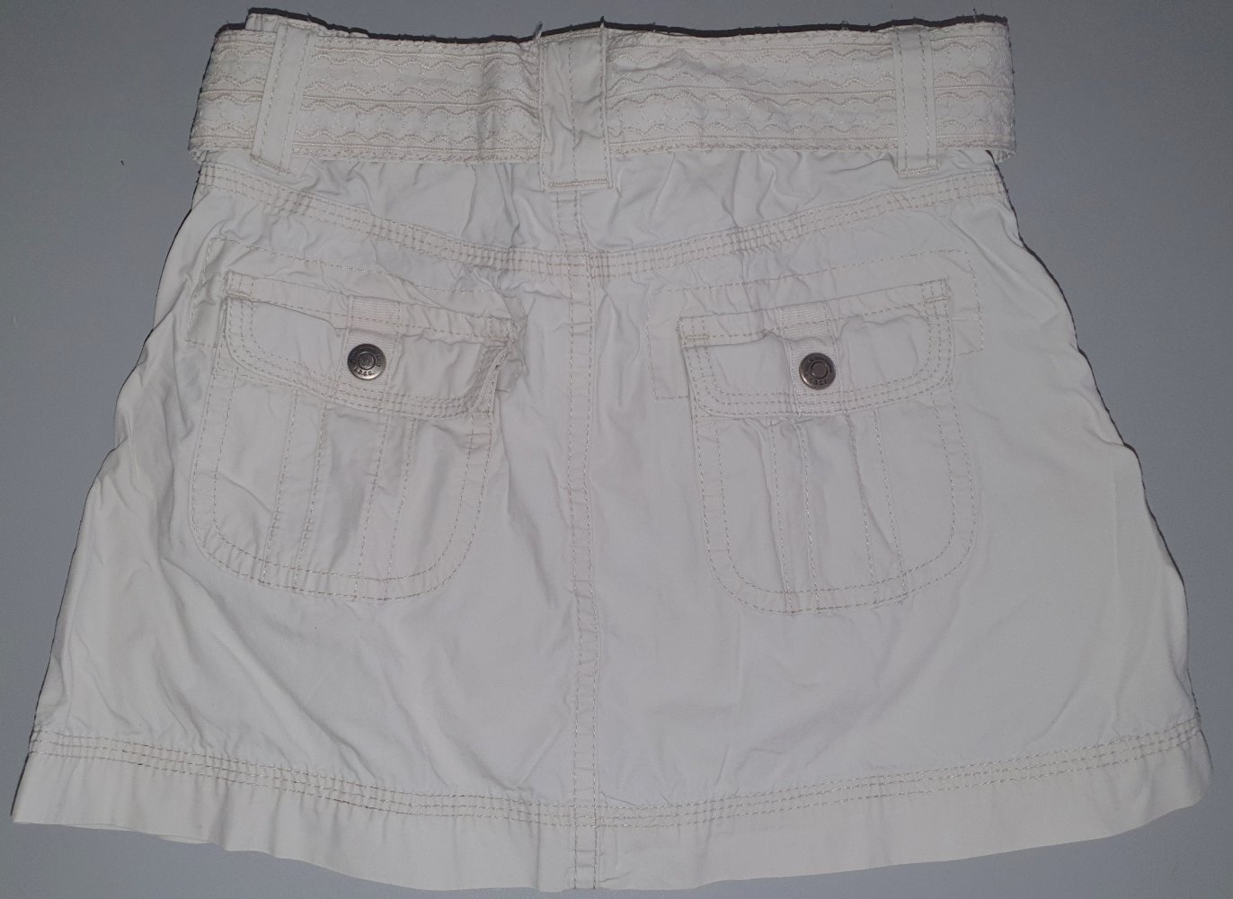 H&M Logg Cargo Rock Röckchen 98 104 3-4 J Kleid creme beige w Neu