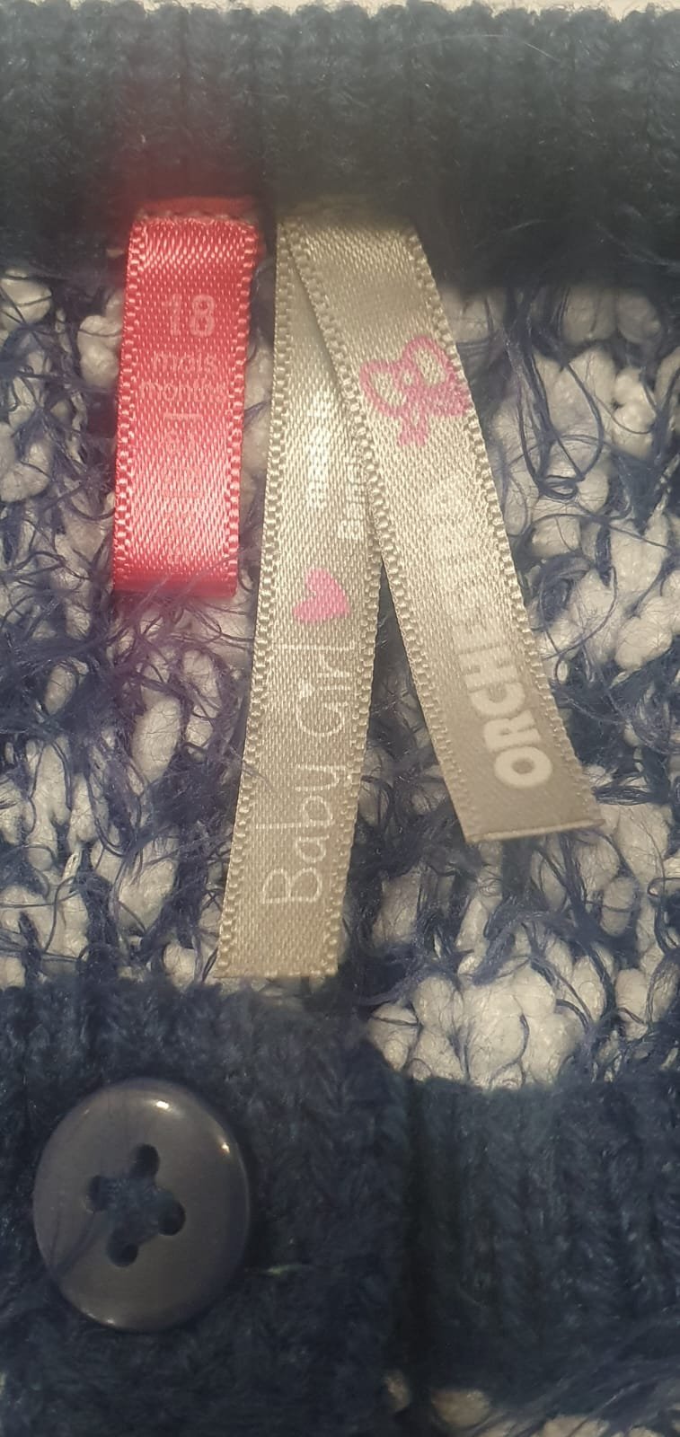 Orchestra Cardigan 74 80 18 M Strickjacke Jäckchen Jacke w Neu