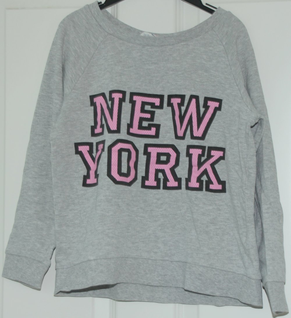 H&M Sweati Sweatshirt 146 152 Longsleeve grau w Neu