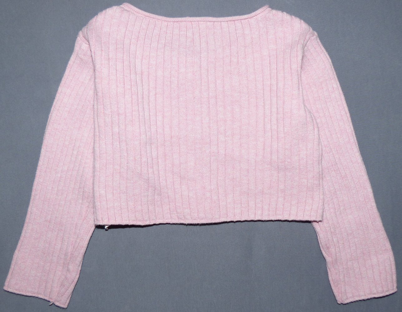 Next Bolero Strickjacke 74 80 9 12 M rosa England UK w Neu