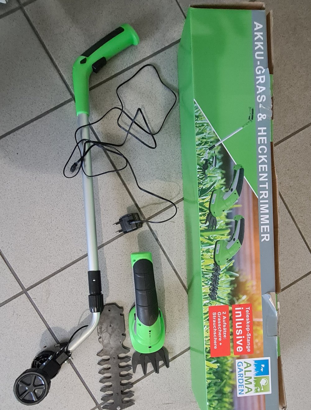 Alma Garden Akku Gras & Heckentrimmer