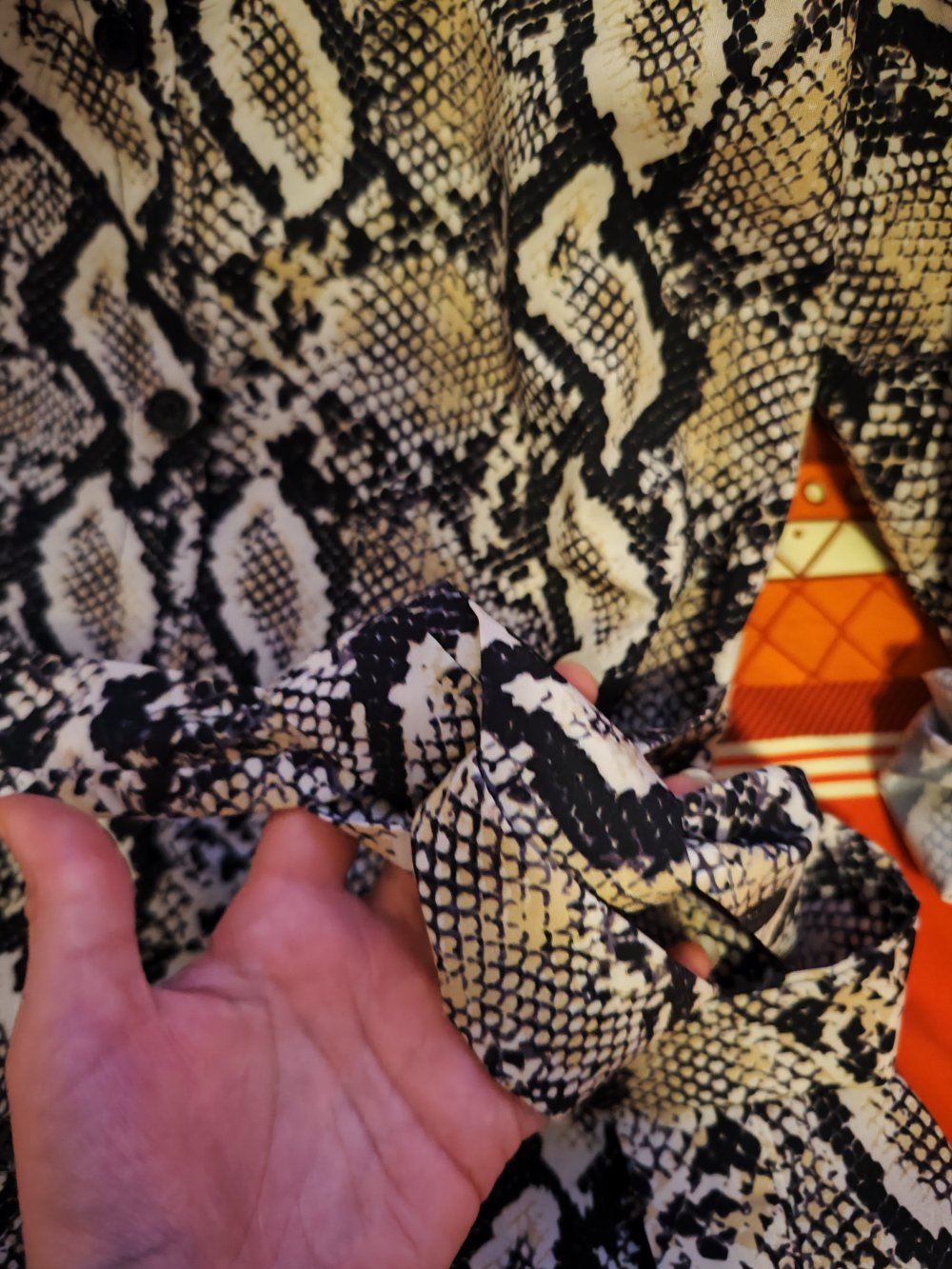 Snakeprint Tunika / Bluse 