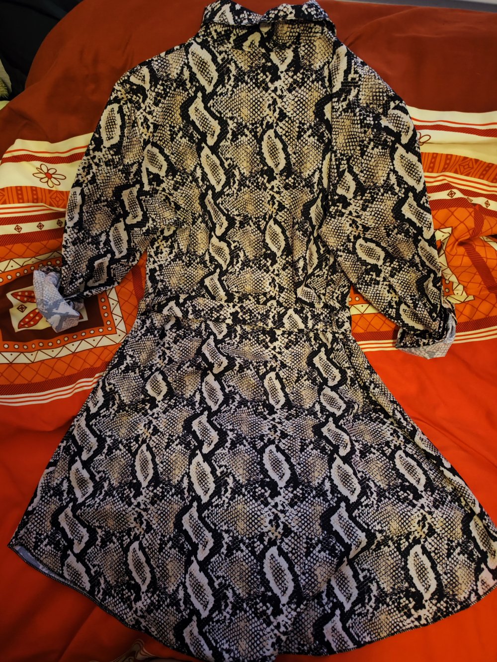 Snakeprint Tunika / Bluse 