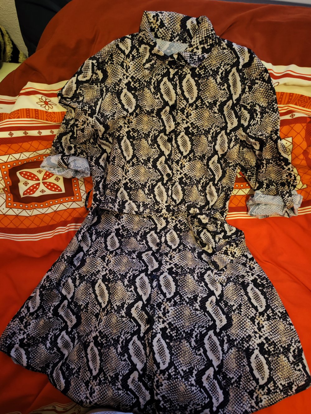Snakeprint Tunika / Bluse 