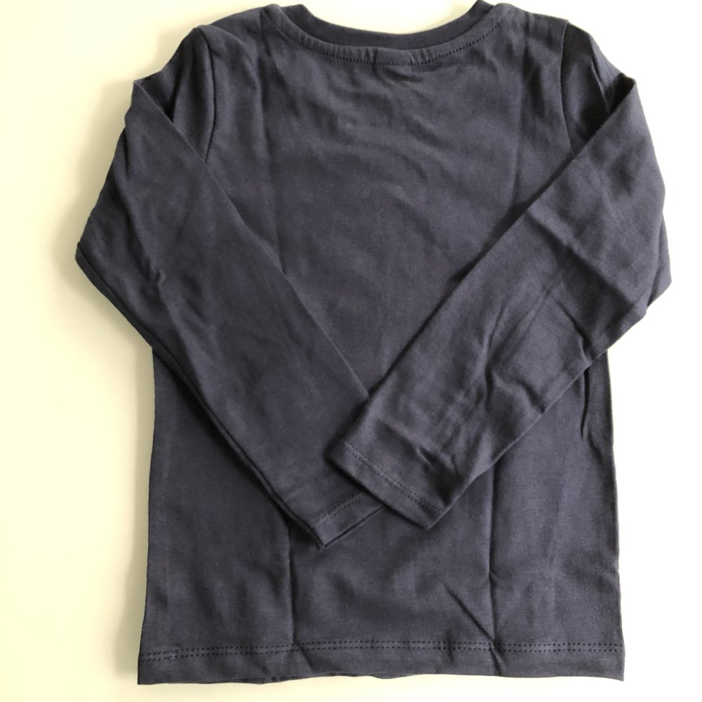 Kinder Jungen Bluse Langarm Longsleeve Marineblau Bunt Dino Skateboard Gr. 98, 100% Baumwolle neu mit Etikett, Marke: dopodopo