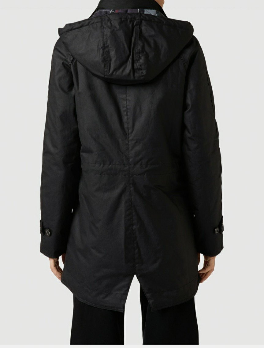 Neue Barbour Wachsjacke Canniche black