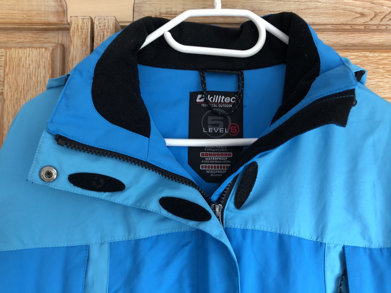 Killtec Outdoorjacke Funktionsjacke Windbreaker Gr.38 blau