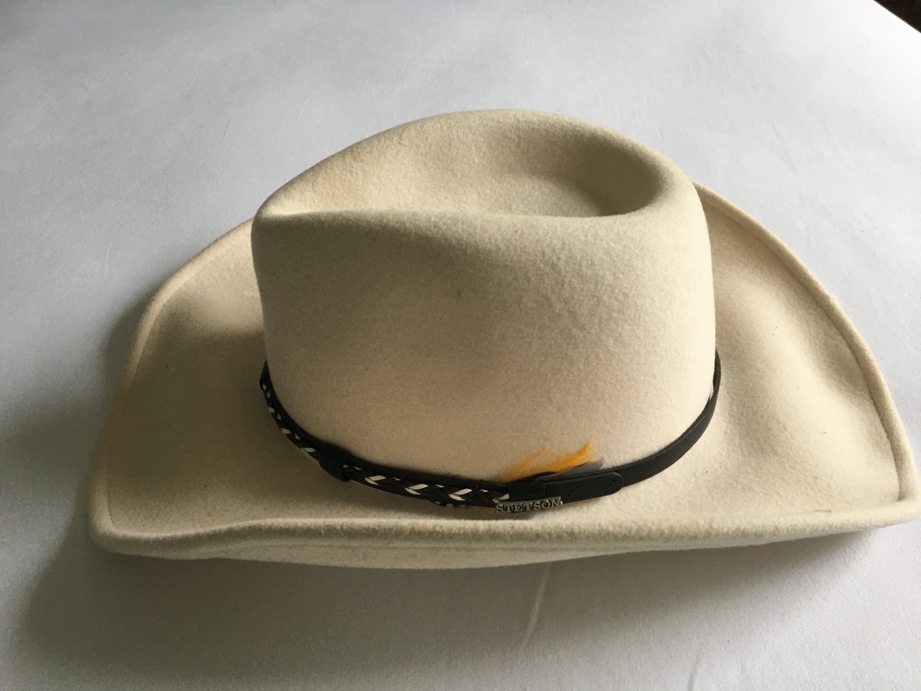 Stetson Filzhut Cowboyhut VitaFelt Amasa creme Gr. S 55cm