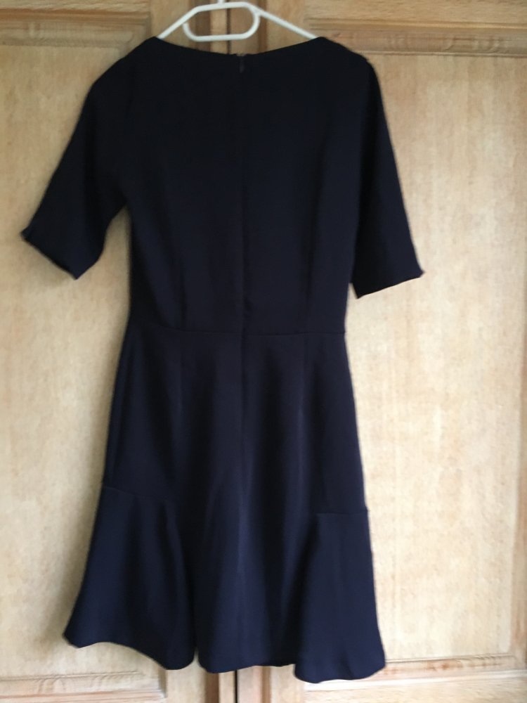 Zara basic Kleid Gr. XS dunkelblau, blau Kleid