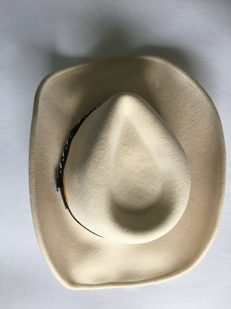 Stetson Filzhut Cowboyhut VitaFelt Amasa creme Gr. S 55cm