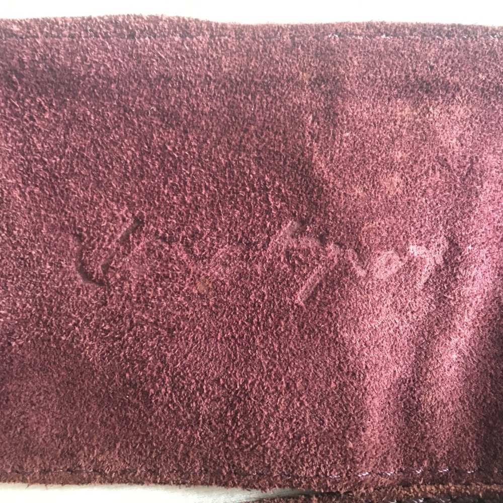 Wildledergürtel Lila-violett von Vackpox