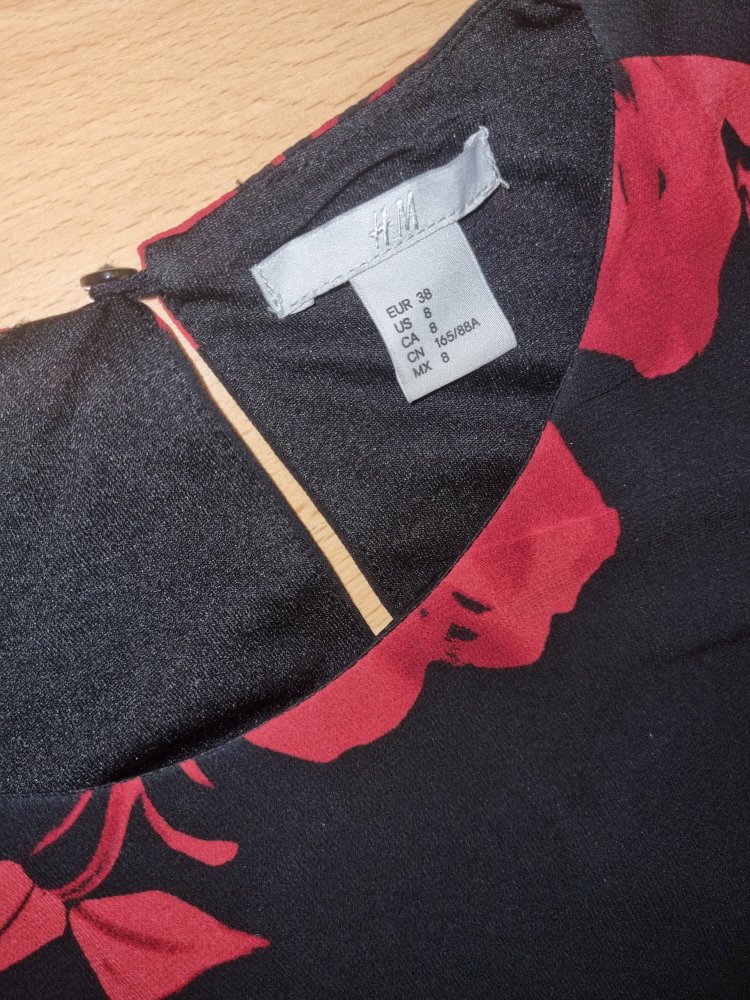 H&m Chiffonkleid 38 M Chiffon Kleid 