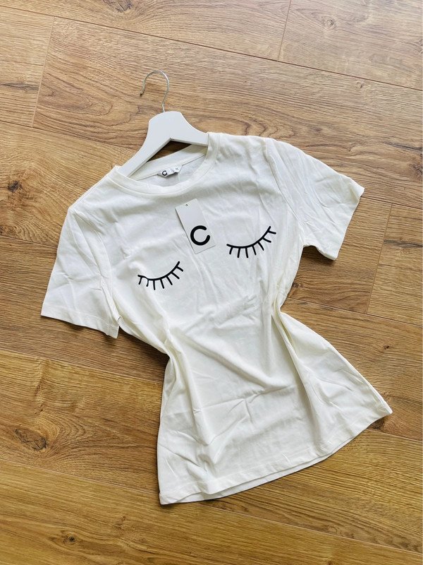 T-Shirt mit Wimpern | Cubus | Neu mit Etikett