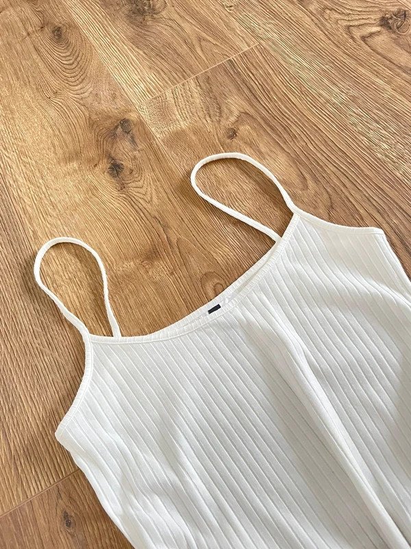 Trägerkleid Creme | H&M