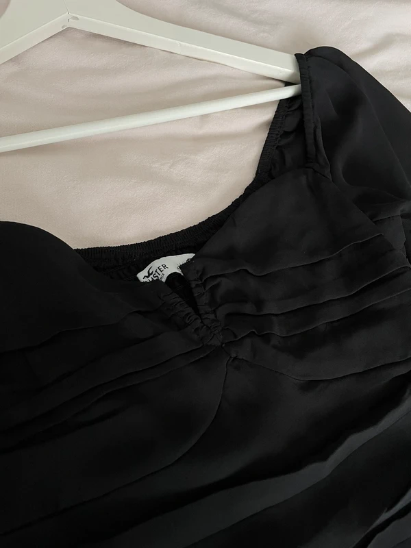Schwarze Bluse | Hollister