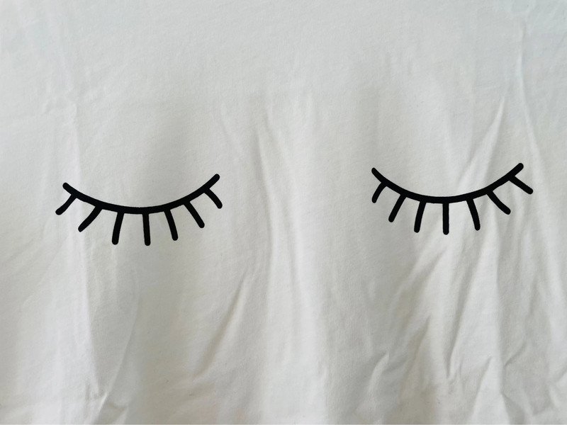 T-Shirt mit Wimpern | Cubus | Neu mit Etikett