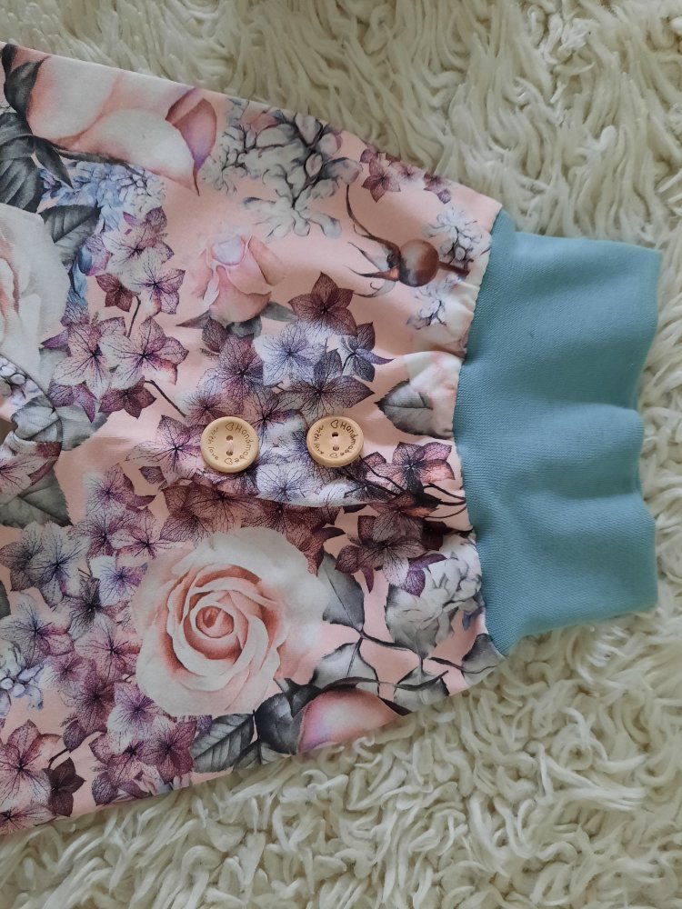 NEU Handmade Pumphose Haremshose Rosen Gr 56