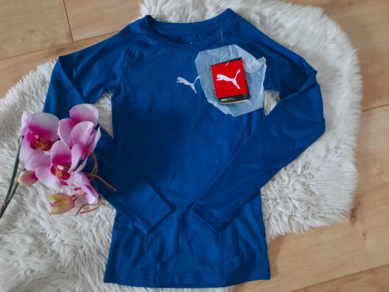 Neu Puma Funktionsshirt Langarm Sportshirt Gr 140 Unisex